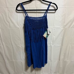 NWT Roxy Dress/Cover up. Size Small. Blue